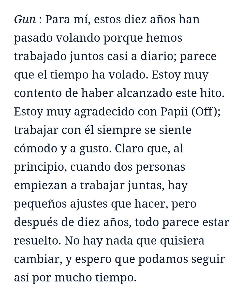 __cakeboy_'s tweet image. Gun diciendo que espera seguir juntos por mucho más tiempo, ellos realmente aman trabajar juntos y que lloren los del fondo