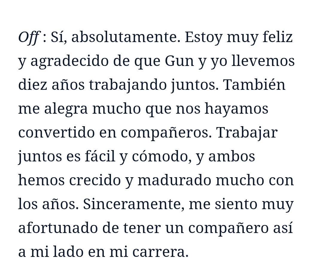 __cakeboy_'s tweet image. Gun diciendo que espera seguir juntos por mucho más tiempo, ellos realmente aman trabajar juntos y que lloren los del fondo