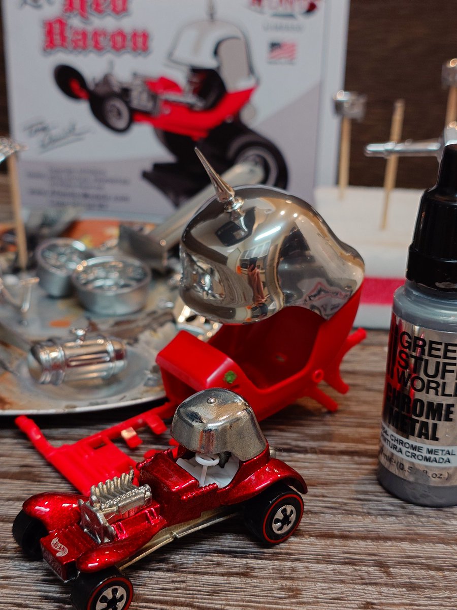 yasuoSu70339660's tweet photo. li'l Led Baron
アトランティスの1/32キットです
今回は、クロームにしたい部品の塗装
グリーンスタッフワールドの
CHROME METAL で塗装
筆に塗料をたっぷり付けて
塗るというより、塗料を
被せると、良い感じですね👍
#RedBaron
#TomDaniel
#ATLANTIS https://t.co/h6hzlXhp2L