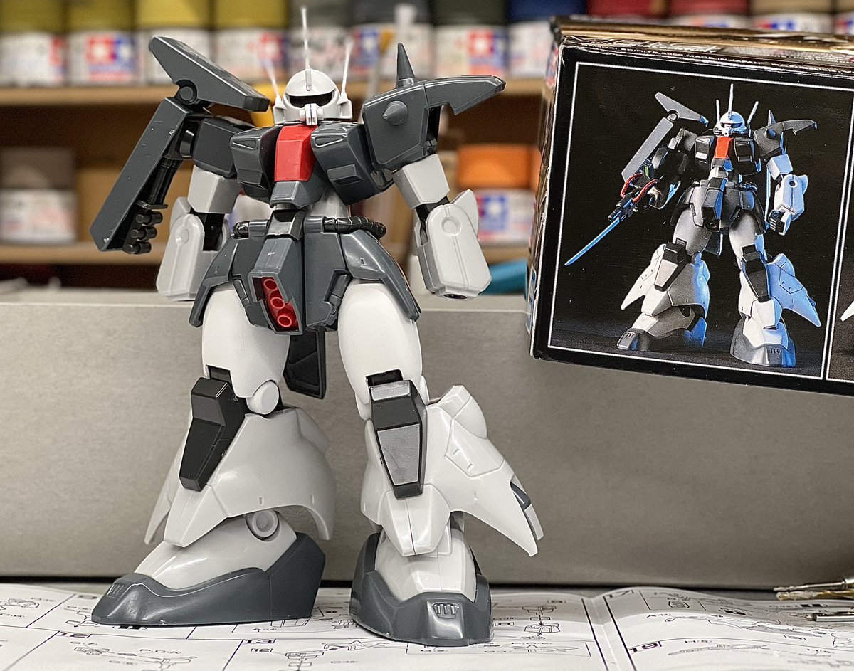 さくた キット交換会でいただいたザク3をさっそくパチグミ。定番の太ももと