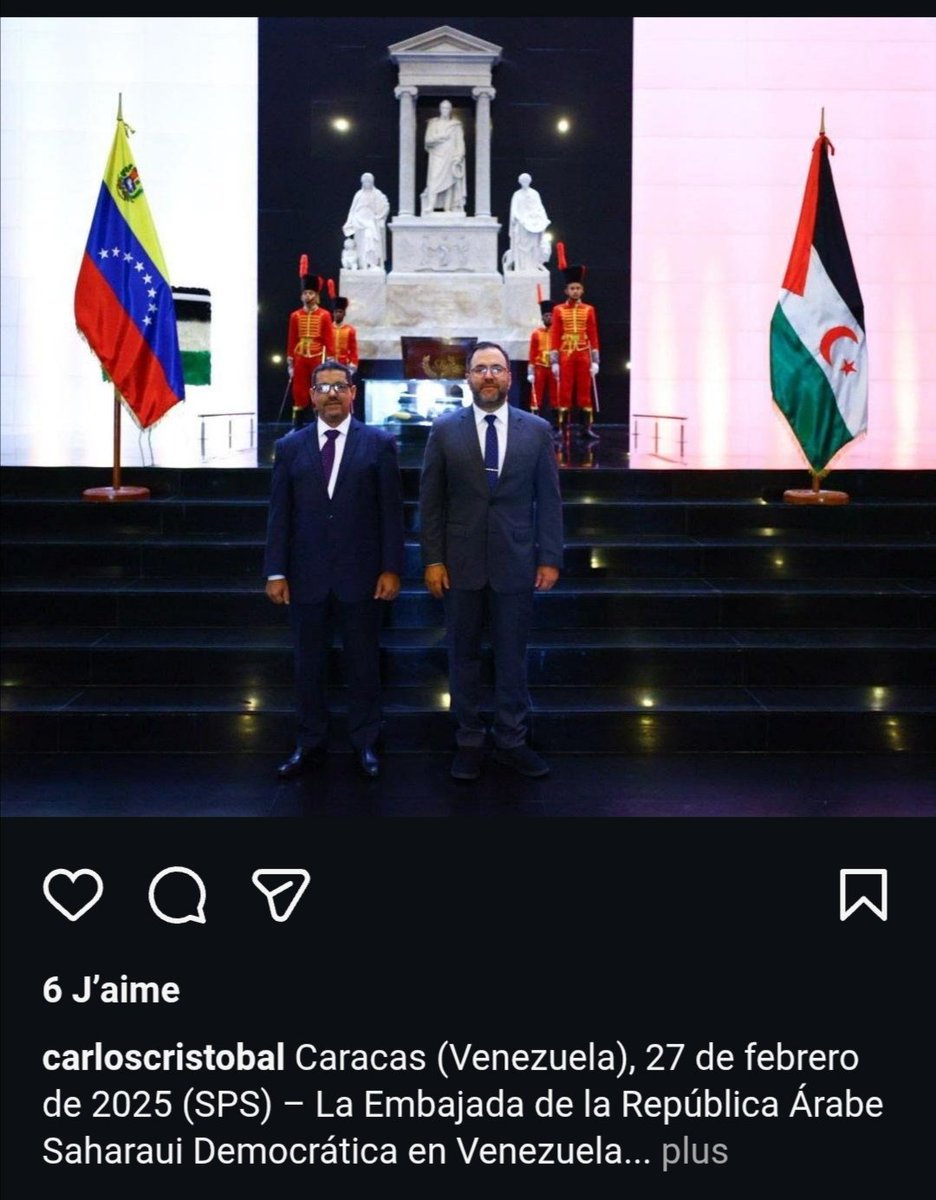 Opti4445's tweet image. معلومات مهمة فيما يخص دعم الرئيس المخلوع مادورو لمنظمة البوليساريو الإرهابية المعادية لوحدة المملكة المغربية الشريفة.