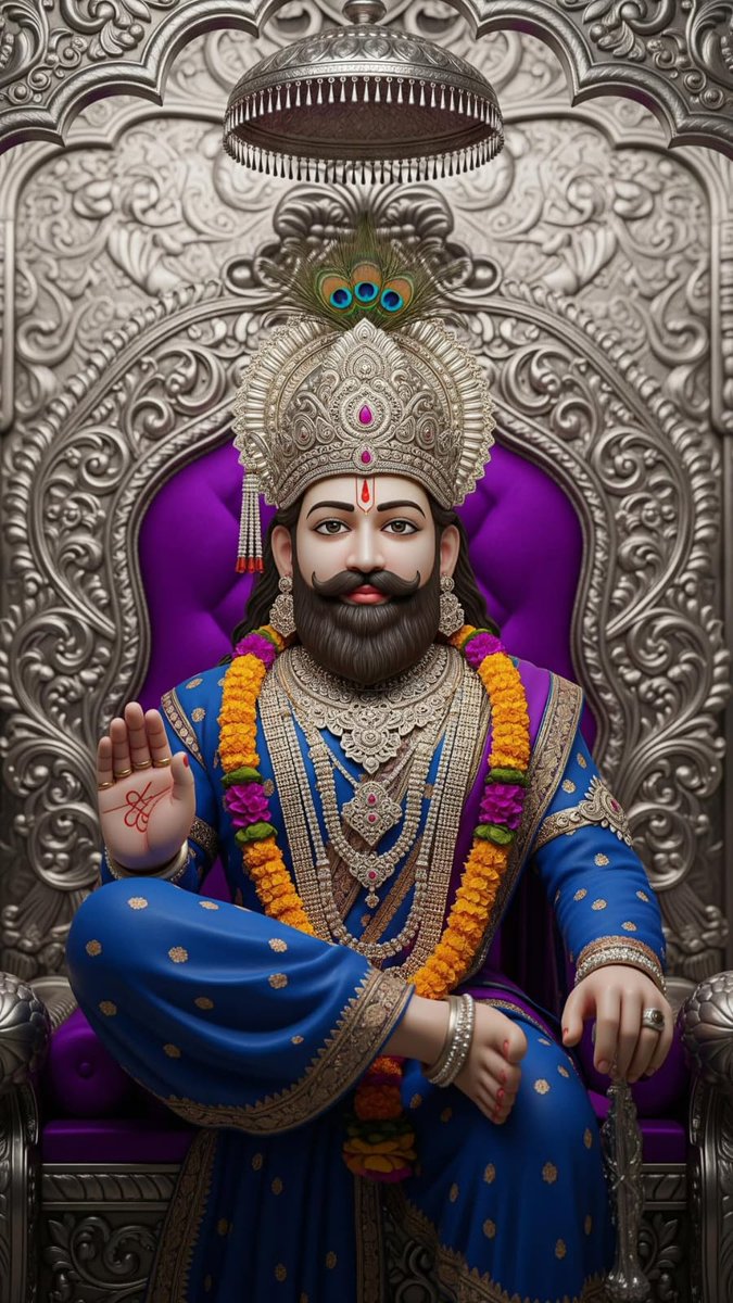 KhatuDhamm's tweet photo. पालनहार श्री खाटू श्याम नरेश का अलौकिक दिव्य श्रृंगार दर्शन ❤️
।। हारे का सहारा बाबा श्याम हमारा।। https://t.co/1L9lLw7kDI