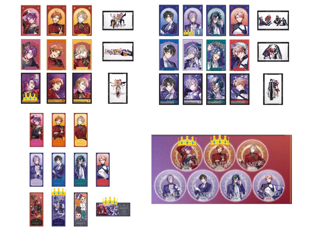 【交換】にじさんじ VOLTACTION 3SKM FUSION LIVE  IMPACT チェキ 太陽組 月組 特典 チケット風カードフェア アニメイト コースター 特典

譲 :  画像1.2枚目
求 :  画像3枚目（👑）

都内手渡し、郵送
検索からもお気軽にお声掛けください！