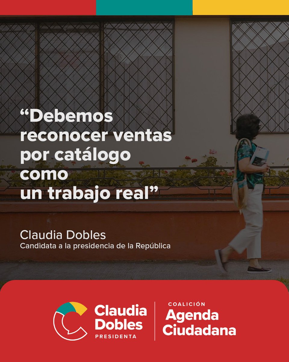 Vender por catálogo sí es trabajo y merece reconocimiento y respaldo.
Cuotas justas, acceso a la seguridad social, ahorro, crédito y apoyo para que más mujeres puedan emprender y salir adelante sin miedo.

No necesitamos más pleitos, sino soluciones como estas.