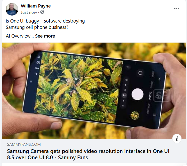william45994166's tweet photo. Samsung Camera gets polished video resolution interface in One UI 8.5 over One UI 8.0 - https://t.co/J8uJ7cC3qw https://t.co/2fXtbPHEv2