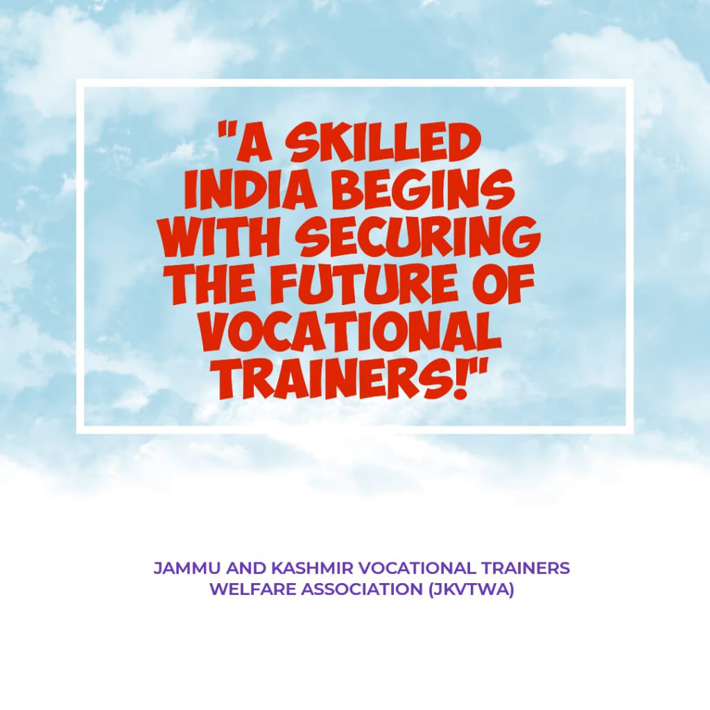 khanday7889's tweet photo. @JKVTWA @bhawani_rakwal @JKSamagra @OmarAbdullah @CM_JnK @sakinaitoo @DullooAtal @sanjayjavin @LabourCommrJK @CeeDeeSingh @SchoolEdujkut @JKSamadhan #justiceforvocationaltrainers https://t.co/uUJUFfGM3W