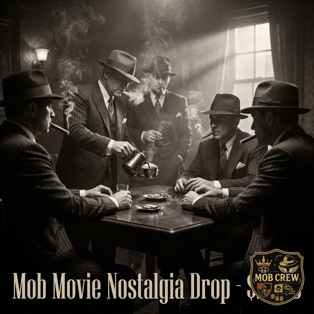MobCrewCoffee's tweet image. Ready to sip like a Don? Our Mob Movie Nostalgia Sample Pack brings vintage mobster vibes and bold flavor hits for $23.99. Become a part of the crew: reply if you want in. Only at MobCrew.Shop.

#MobCrew #CoffeeLovers #MafiaCoffee #VintageVibes