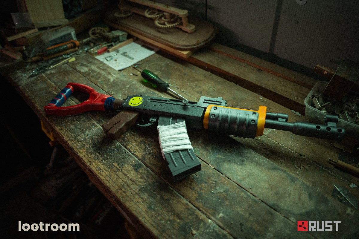 Rust’s most iconic in-game items, brought to real life with Rust X <a href="/lootroom/">lootroom</a> collection! 🔫🎨☢️

Get yours here: lootroom.com/collections/ru…