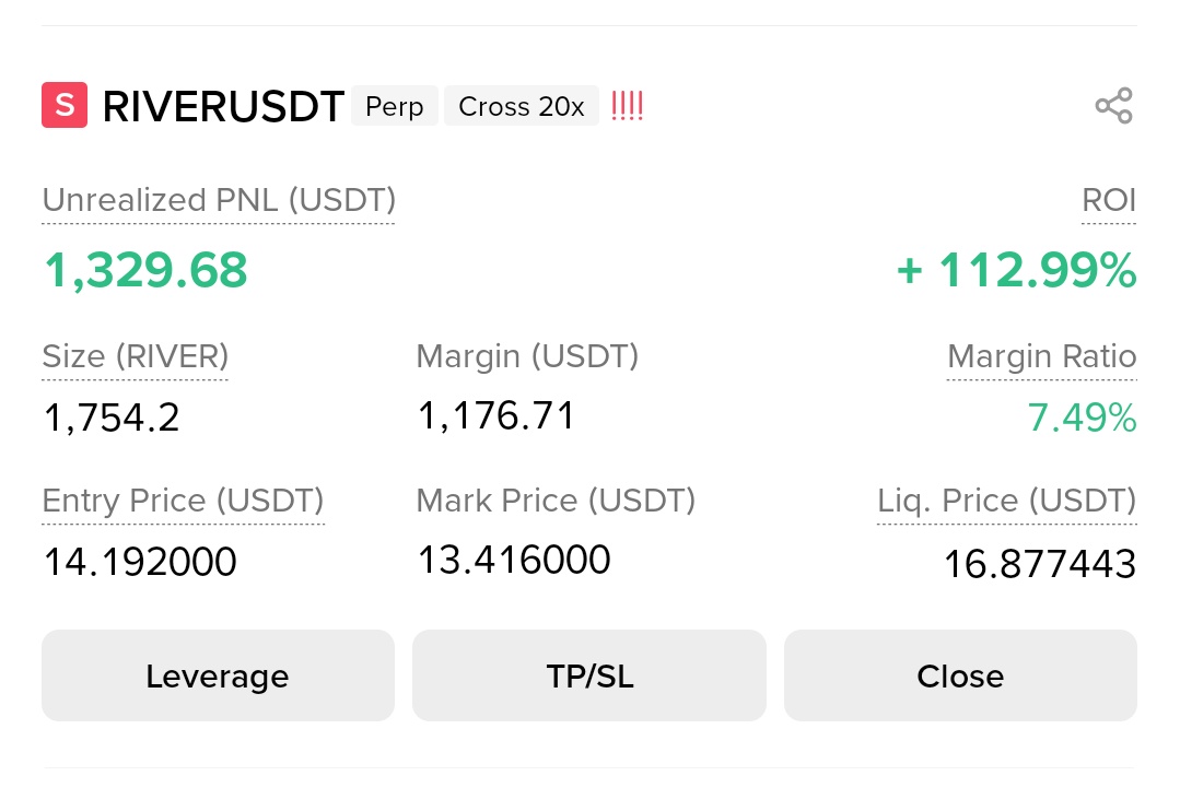 CryptoLabHub's tweet photo. Amazing 😍 
#River massive gain 500%  profit 
In one day 🔥 https://t.co/ktiMLvVAKU