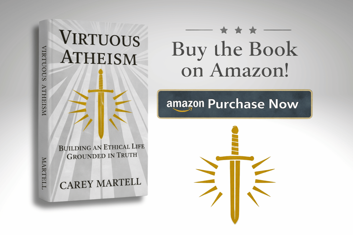 A guide for Atheists who want to live by the same standards they use to reject superstition: follow evidence, refuse comforting lies and help build a society where Truth leads us to find true Justice. Now available on Amazon: amzn.to/4pgMqa1