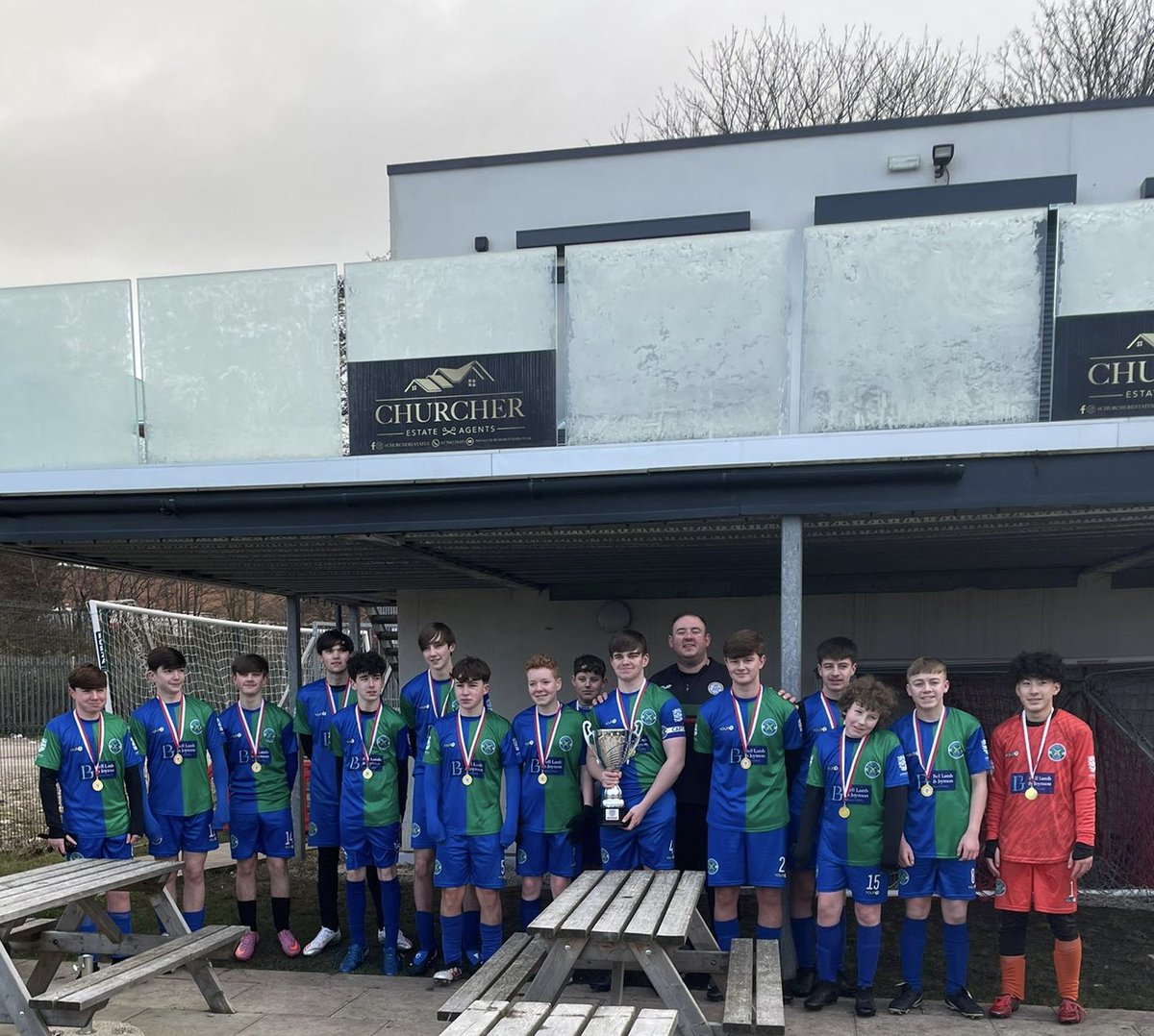 SkemYouth's tweet photo. West Lancs JFL League Winners 🙌🏻🏆🏆🏆

So proud of this lot, winning our first league title since we started at u7’s is an amazing achievement 😊 

Can’t wait to see what the future holds for these lads 👊🏻⚽️ https://t.co/JgNVn1bxdc