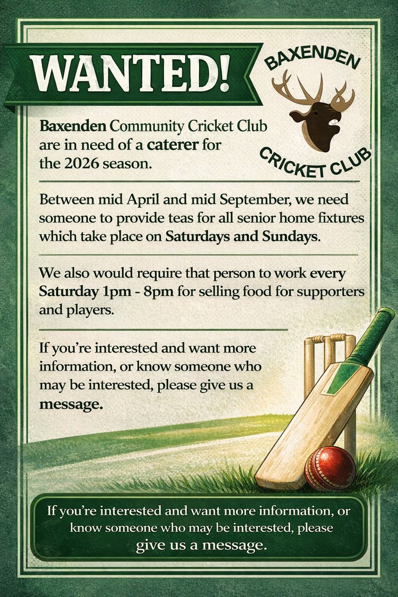 Baxenden CC tweet media