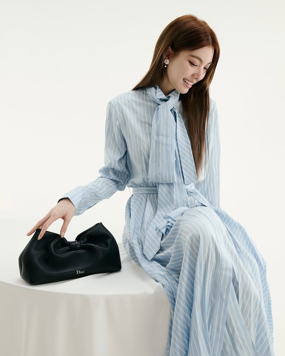 Orm Kornnaphat radiates effortless elegance and quiet charisma in this stunning Dior campaign moment—pure modern femininity with a playful, romantic twist that feels so authentically her.