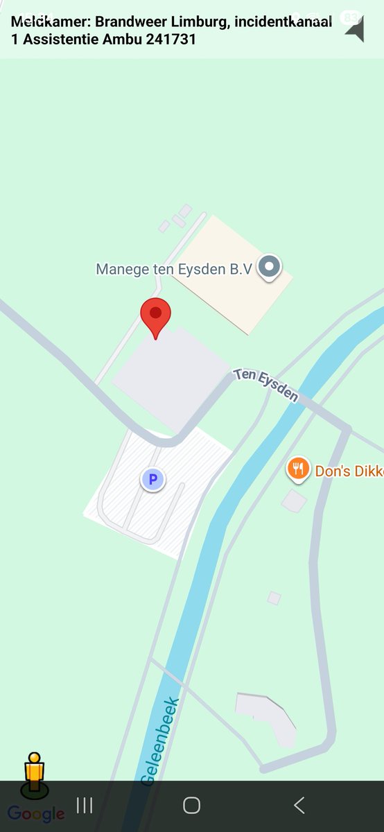 Assistentie Ambulance bij afhijsen