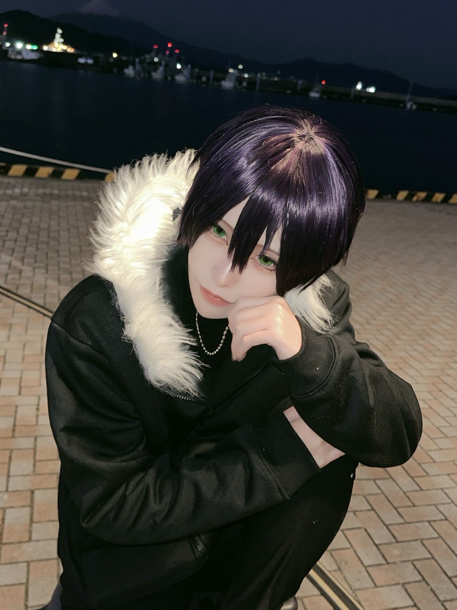 急拵えで束縛⚔️でみんなのこと束縛してきた☺️ｷﾞﾁｨｨｨ
#清水港でコスプレ