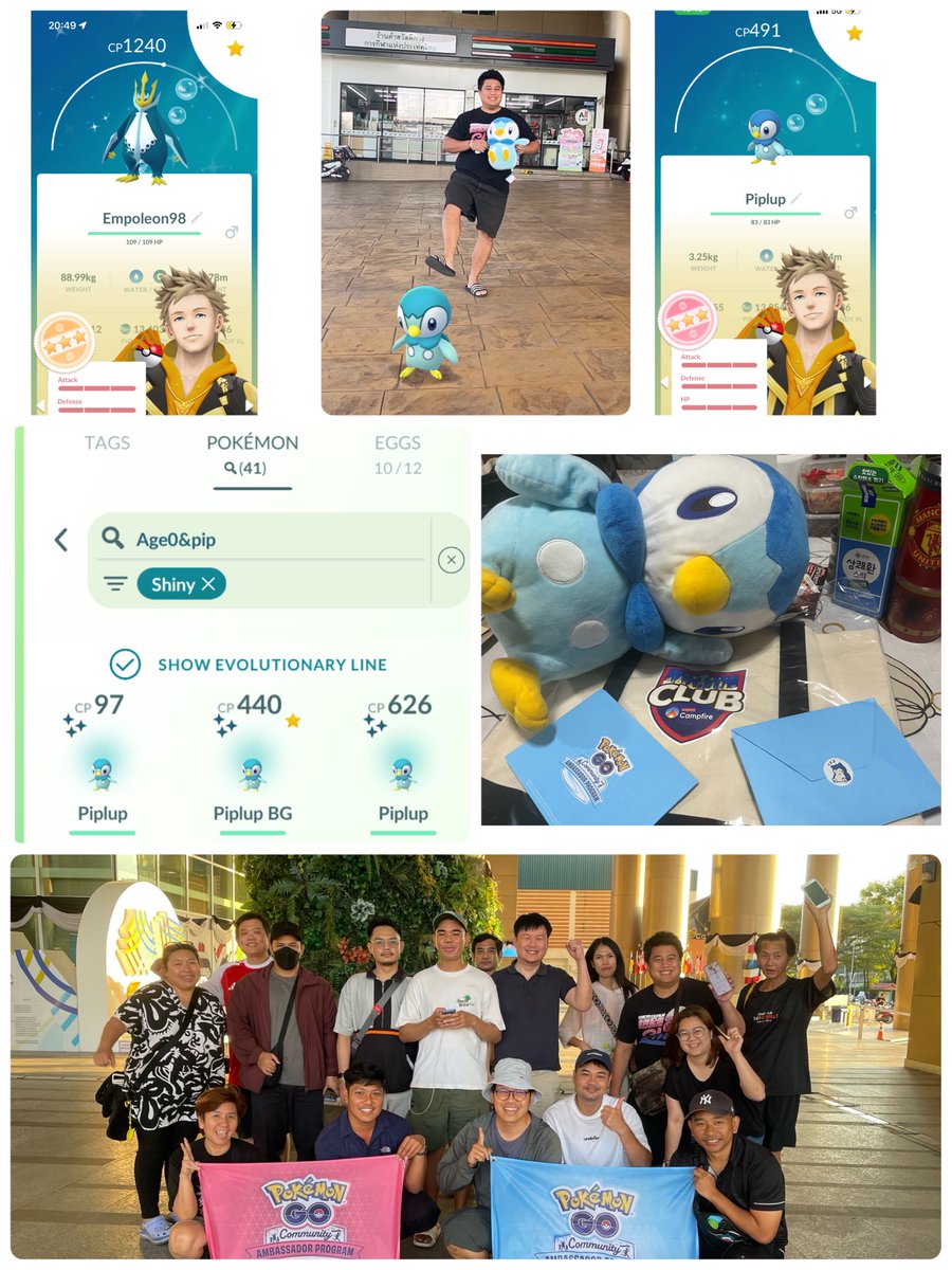 Classic commu Piplup at SAT 🤩

1 hundro from wild 🤩
98% shiny from quest 🤩
Total shiny = 41 ( 2 BG )

Thx SAT team for reward 🙏