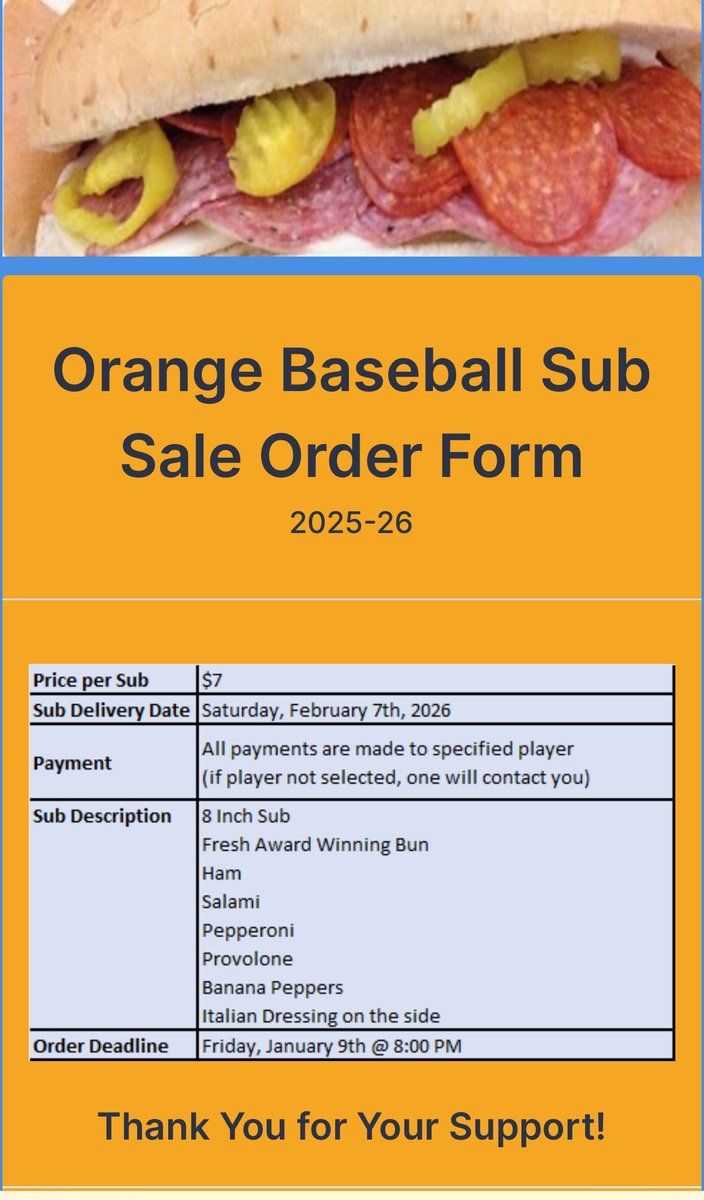 Orange Baseball tweet media