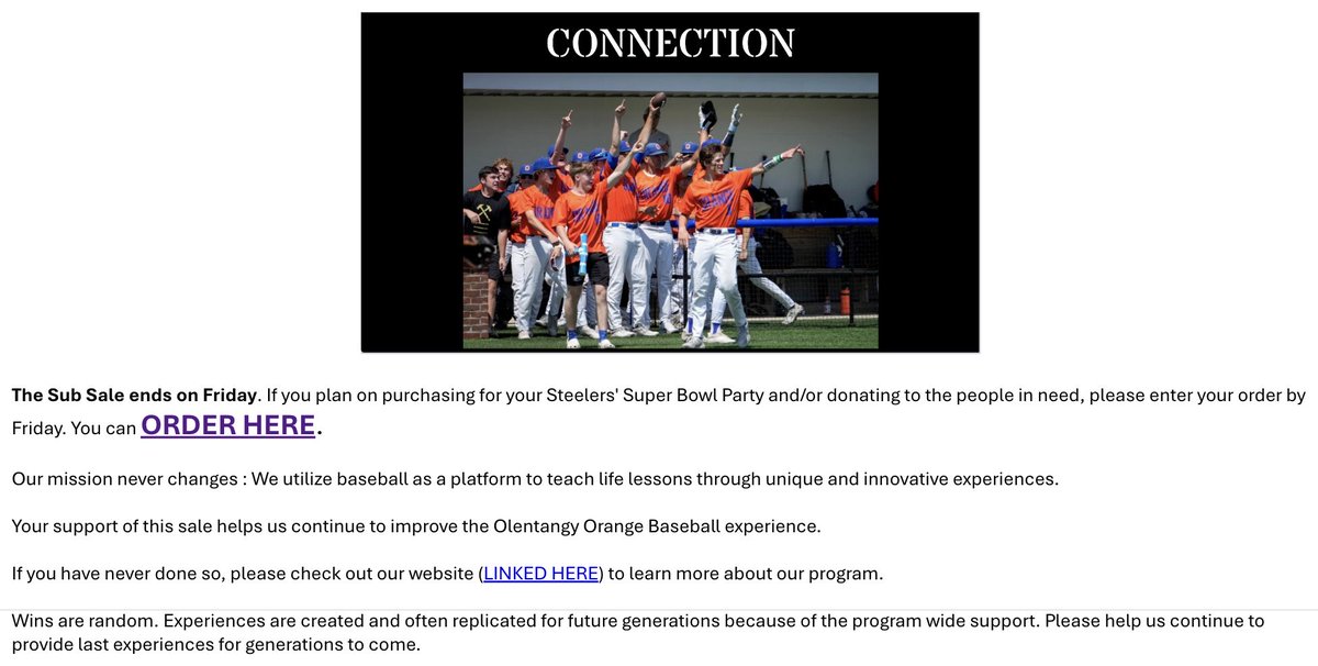 Orange Baseball tweet media