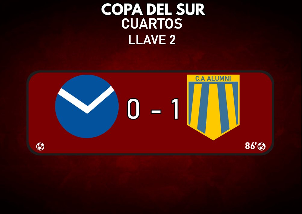 Copa del Sur - Cuartos de Final - Llave 2

Raikko F. C. 0 - 1 Alumni