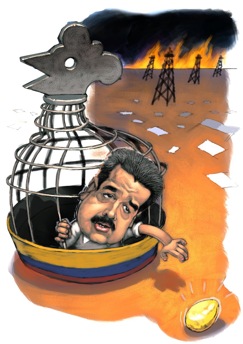 Ilustración de junio de 2017
para <a href="/LAVOZcomar/">LAVOZcomar</a> 

#nicolasmaduro #venezuela #trump #venezolanos #maduro