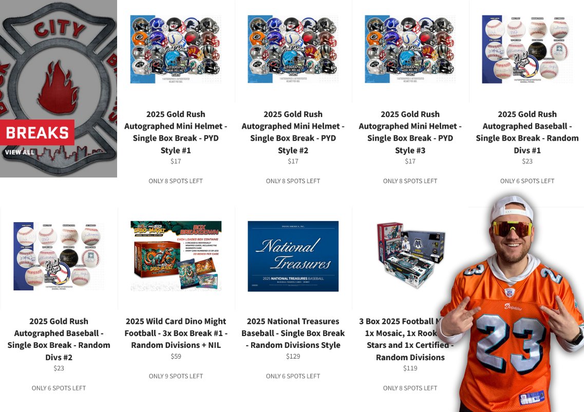 🚨 New Breaks Loaded 🚨

Score your spots at buckcitybreaks.com for a fun Sunday night of rips!

Repost to invite a friend 😊