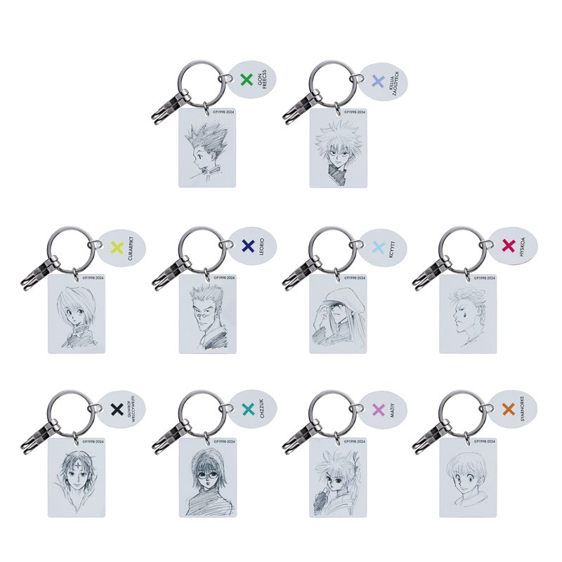 ハンターハンター　クリアベースキーホルダー　第1弾　10個　未開封 ハンターハンター クリアベースキーホルダー 第1弾 10個 未開封 HUNTER