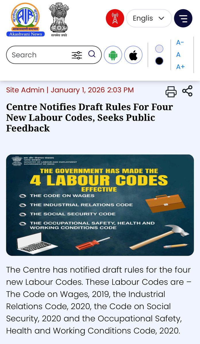 raghav_chadha's tweet image. To those misinterpreting this deliberately or otherwise:

Parliament passes a LAW (explaining what should happen)
Subsequently, the Government frames RULES (explaining how it happens)

The Social Security Code was passed in Sept 2020 (enactement).
It took effect in Nov 2025