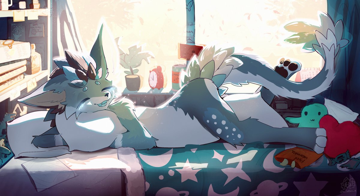 is he oversleeping??