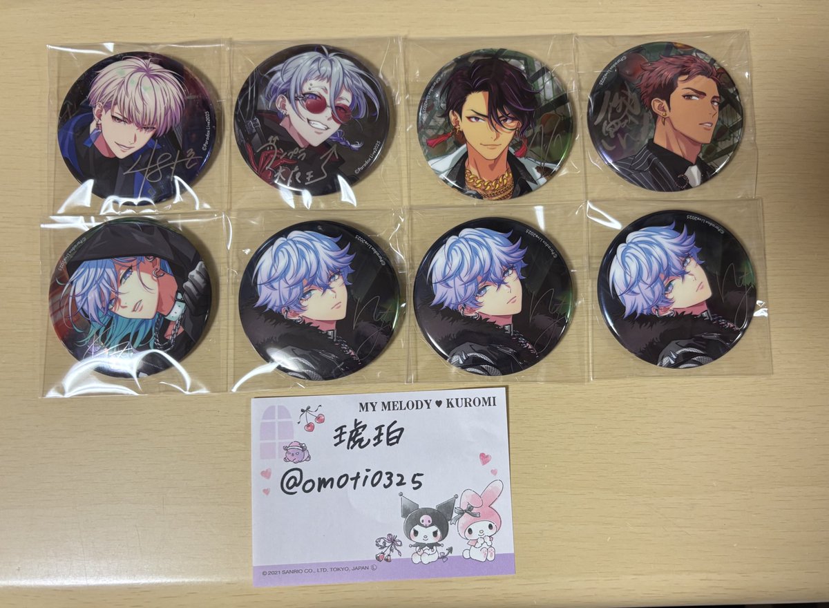 交換】パラライ6th Anniversary 6周年 缶バッジ 缶バ ver.46 譲:夏準