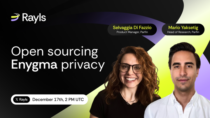 Wow, super exciting news from <a href="/RaylsLabs/">Rayls</a> about Enygma going public! 🚀

It sounds like they're really pushing for privacy that's actually *usable*, which is huge for so many reasons.

Builders on Rayls can expect more transparency, and