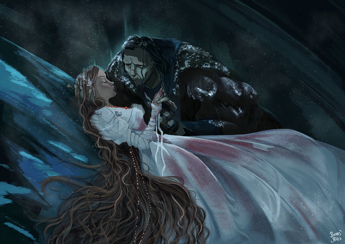 To fade... with your eyes gazing upon me.🧟💚👰‍♀️
#Frankenstein #illustration #art