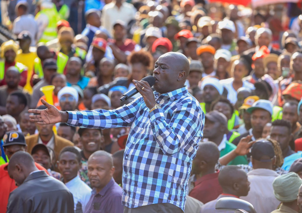 rigathi's tweet photo. Githunguri remains consequential in every liberation since independence. Ahead on next year's polls, we remain strong and vigilant.

Thank you Githunguri town- Kiambu County for the wonderful interaction today afternoon. https://t.co/BrYdKXBmlV