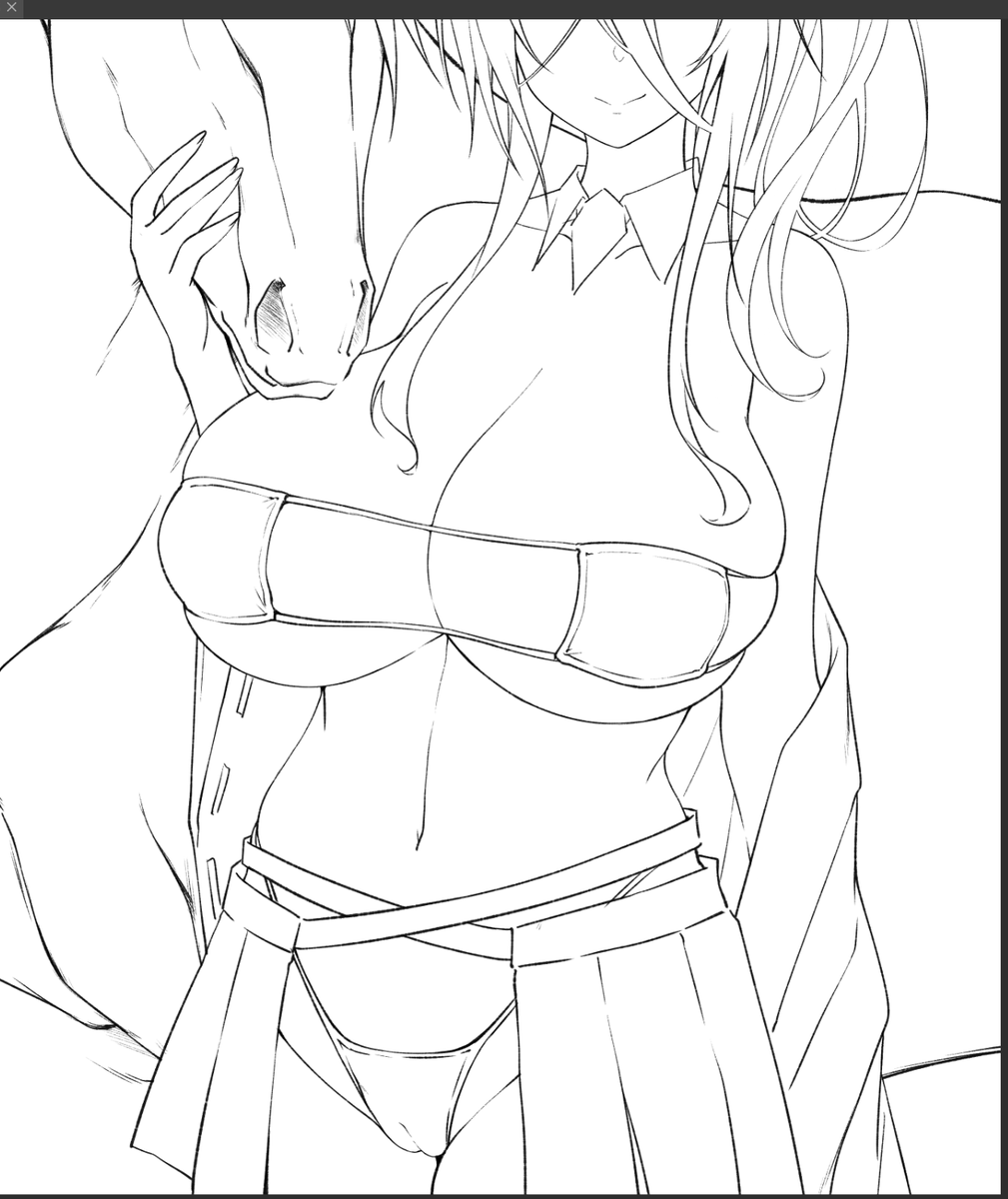 今頃年賀絵を描き始めし者。 