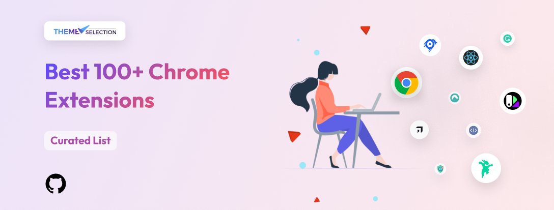 لیست بهترین اکستنشن‌های کروم یه مجموعه curated خفن و کامل برای افزایش بهره‌وری مرورگر

بیش از ۱۵۰ اکستنشن برتر رو دسته‌بندی کرده مخصوص developerها و designerها  از ابزارهای کدینگ و دیباگینگ، color picker و typography، مدیریت تب‌ها، password manager، ادبلاکر، AI کوپایلوت‌ها (مثل