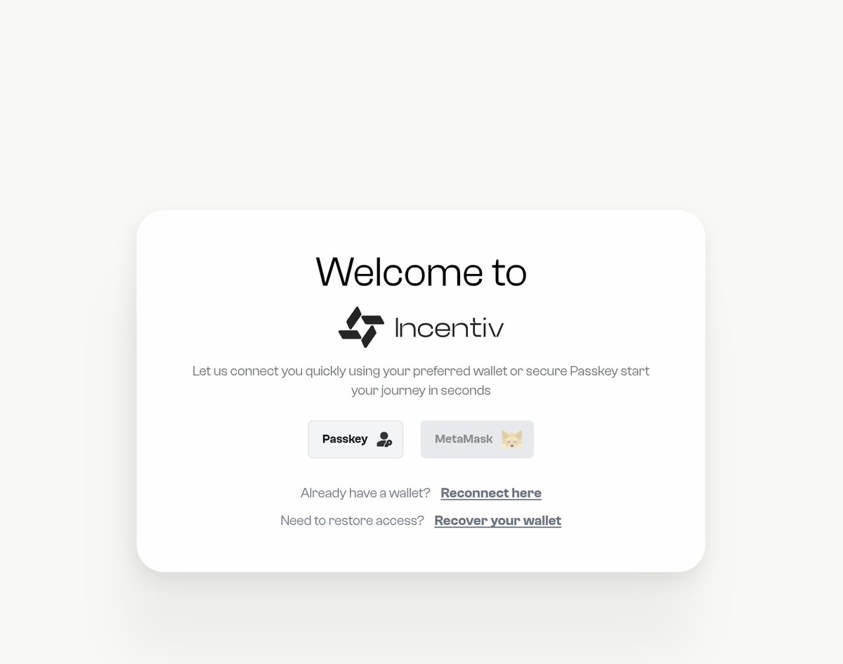 Amedon4dpeople's tweet photo. @Incentiv_net just upgraded there dapp 
What to do is to start mainnet journey asap 
During Epoch Zero, the following all count toward earning $CENT through the *Incentiv+ Engine*, powered by *26% of total supply allocated to Community Rewards**:
https://t.co/RsGkZCWaKQ

- On-chain actions
- XP accumulation
- Mystery boxes
- dApp usage
- Social engagement across Discord, Telegram, and X

**Key things to know:**
- The Portal is your entry point
- Mainnet rolls out in layers
- New dApps are added progressively
- Everything runs in parallel and compounds
- Epoch Zero rewards action, not presence or hype

               WHAT TO DO 
Create your *Incentiv Mainnet wallet* (required for eligibility and tracking) 
You can passkey or better still chose wallet connection 
- Connect your socials and complete *Mainnet badges*
- Bridge funds and start transacting through the *Portal* to earn XP, unlock mystery boxes, and accumulate $CENT
*The Portal is your entry point. This is where participation turns into progress.*

To add Incentiv network to ur wallet 
https://t.co/c3A67udVy5
Connect wallet here and it will automatically push notifications to add