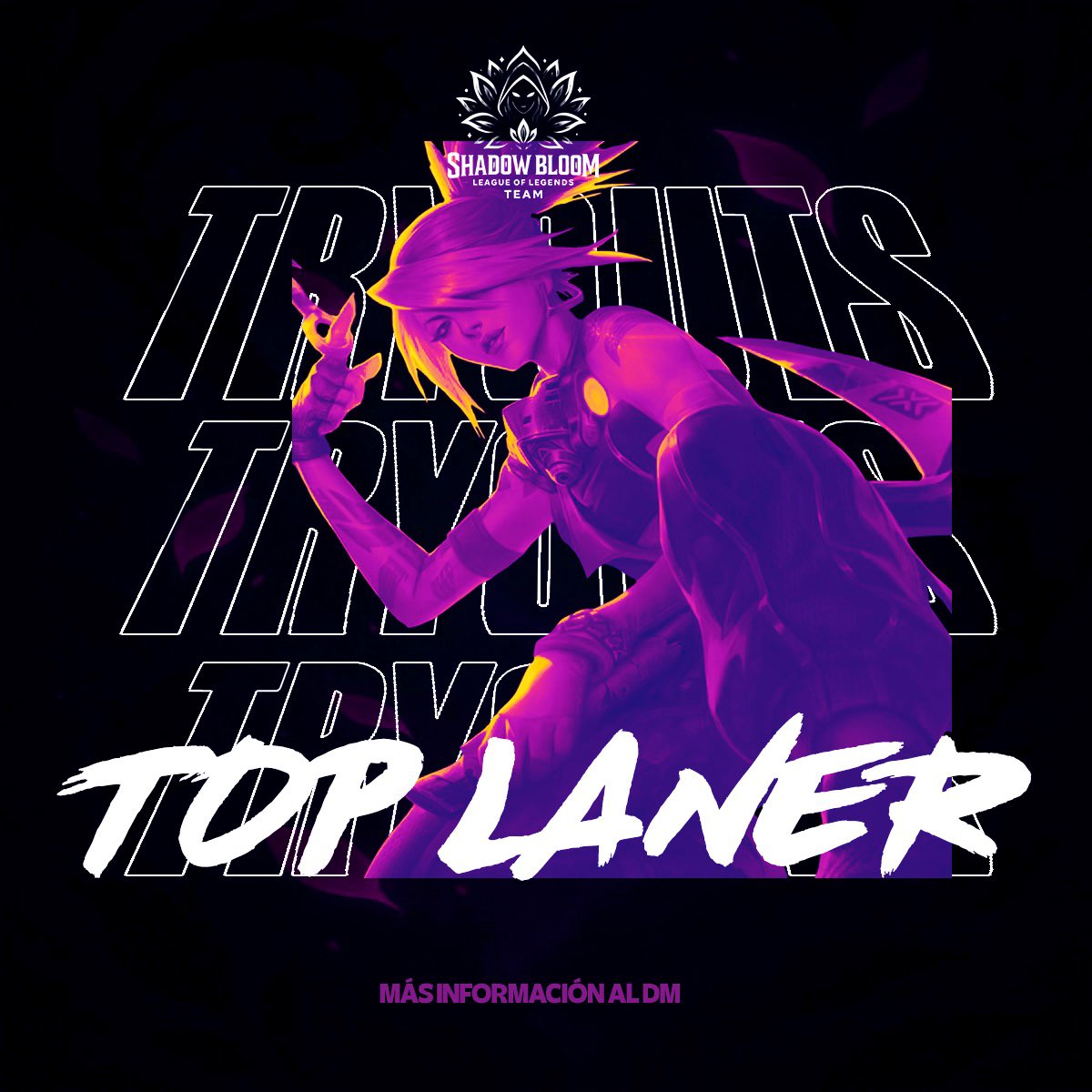 Nuevo año, nuevo proceso.
Abrimos reclutamiento de TOP (titular y polivalente de suplente) para nuestro roster femenino en LAN.
El siguiente desafío empieza acá.
📋 Apúntate:  surl.li/yoylul