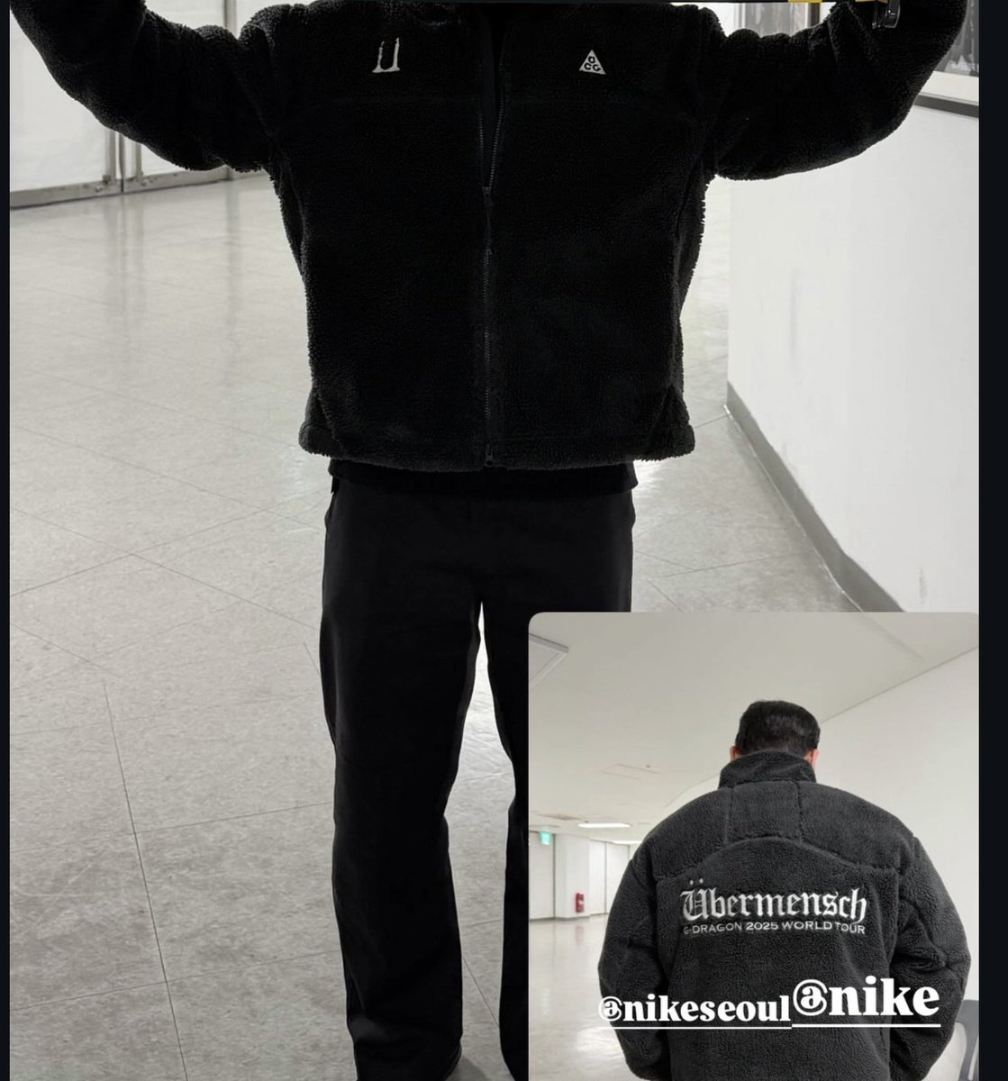 wow The NIKE ACG custom #GDRAGON Übermensch jacket 😍 ACG, One of