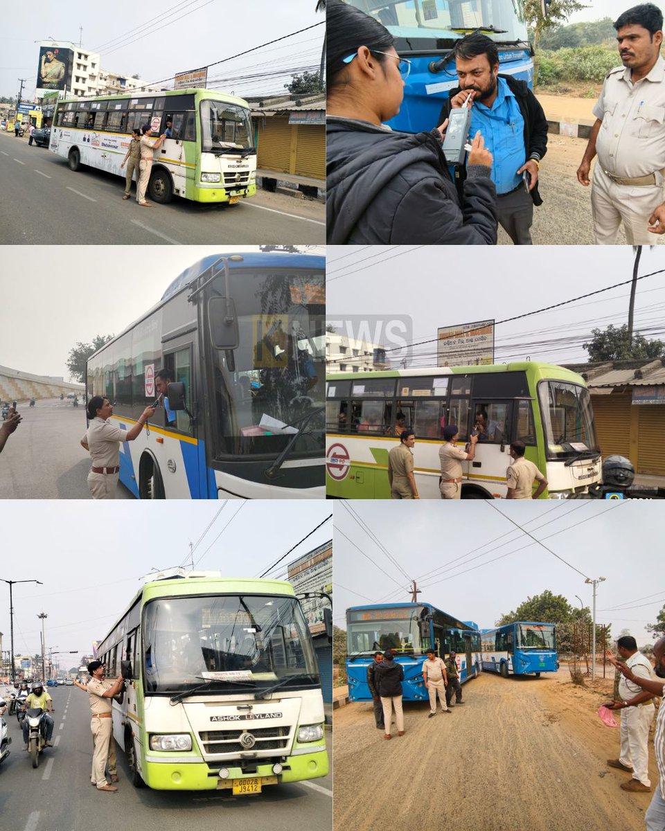 knews_odisha's tweet photo. ଆମ ବସକୁ ଚେକମେଟ୍ : ଶନିବାର ଦିନ ଭୁବନେଶ୍ବର ରୁପାଲୀ ଛକରେ ଦୁର୍ଘଟଣା ପରେ ଆଜି ଟୁଇନ୍ ସିଟିରେ କଡ଼ା ଚେକିଂ

#AmaBus #TransportEnforcement #AmitabhThakur #Bhubaneswar #cuttack #BusFitnessCheck #Odisha #knewsodisha https://t.co/lWnI3mhyOD