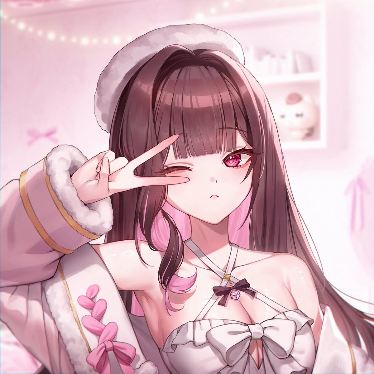 [🩷데뷔 D-day 2]
캠 앞에서 표정 연습중인 모코코코코😘
모코는 오늘 음향세팅도 새로 하고
방송에 나올 모코의 방도 새단장 해두었어요.
떨리고 설레는 기분으로 준비중!!