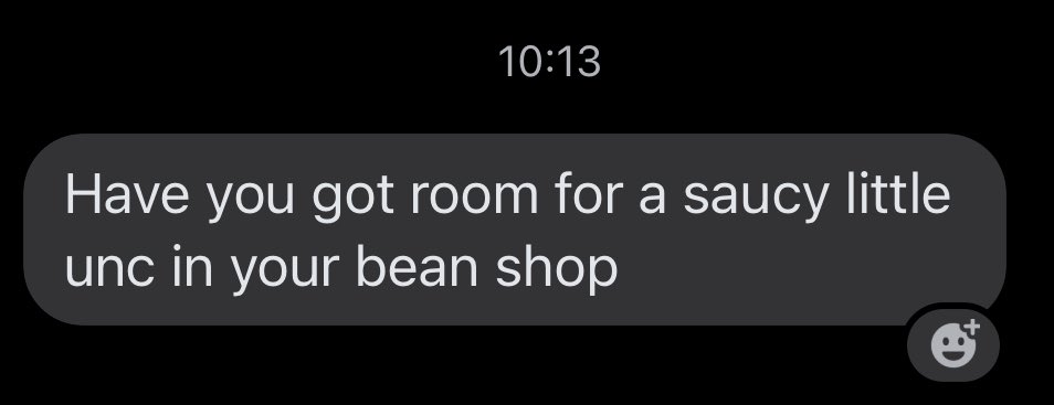 chatpileroan's tweet image. hands down the craziest way anyone has asked to come visit me at work