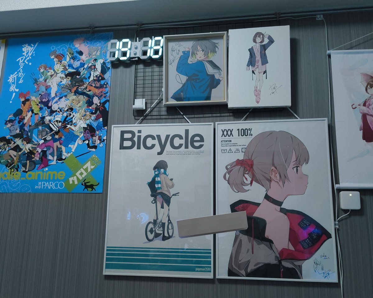 CITRUS2 ようやくポスターを飾った〜 LINES2のポスターと1枚交換した