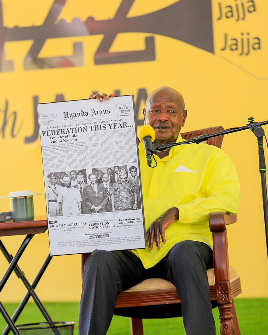 CelebPatrolUg's tweet photo. @KagutaMuseveni  on What Motivates him : "I love myself as a person of the cow clan, as a Munyankole, as a Ugandan, as an African. The world is not kind. If you are weak you can disappear and I don't want my fellow Africans to disappear."

 #JazzwithJajja https://t.co/zV1Wn9IMMI