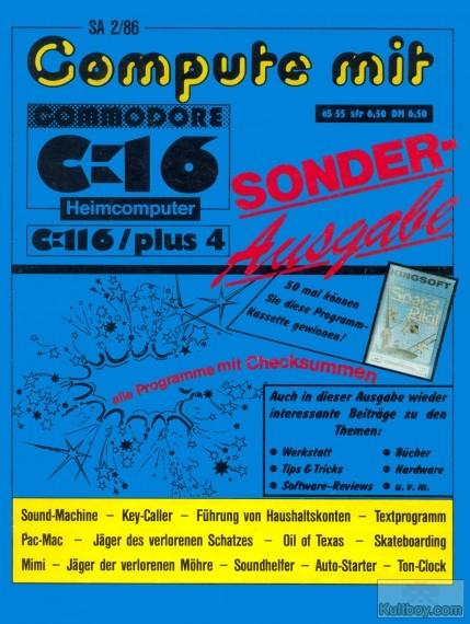 Retrojournal_de's tweet photo. 📘 Compute mit – C16/116/plus4 Sonderausgabe (2/86)
Alles mit Checksummen 💾
Werkzeuge, Tipps & Tricks, Software-Reviews, Hardware – plus Games & Tools wie Pac-Mac, Oil of Texas & mehr.
Selten, speziell, 8-Bit pur.
#Plus4 #C16 #C116 #ComputeMit #RetroComputing #Retrojournal https://t.co/YSQ7V5HGrx