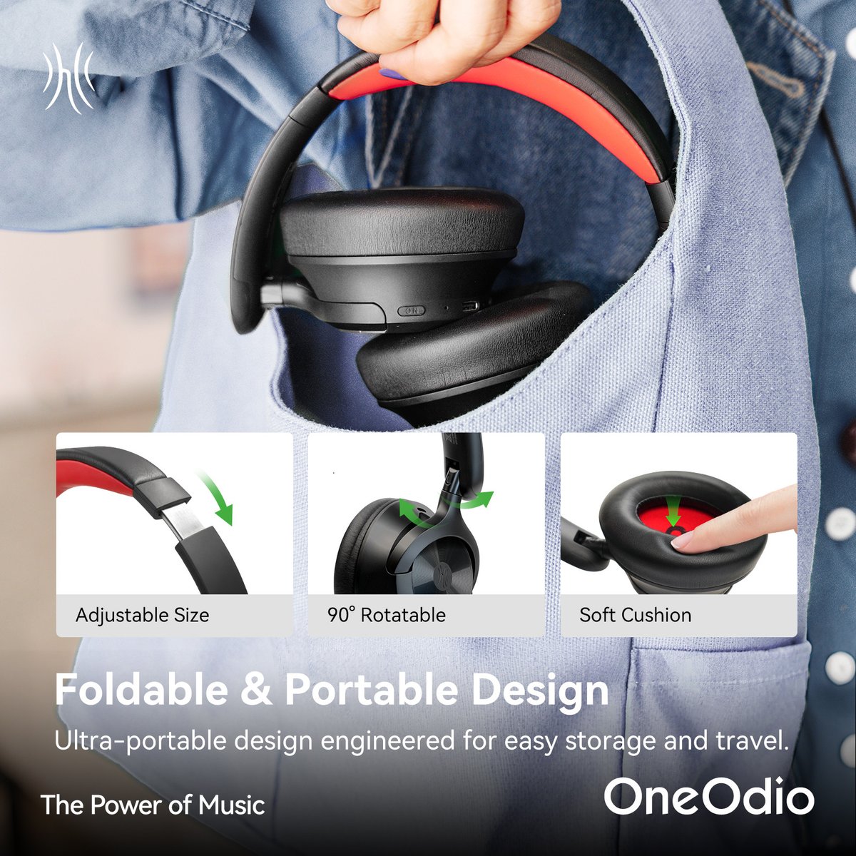A1 Pro — foldable, portable, and built for seamless listening.

With an ultra-compact foldable design and bluetooth 6.0, A1 Pro keeps things comfortable and connected, from daily commutes to long listening sessions.
-
-
-
#OneOdio #A1Pro #Foldable #Bluetooth6 #Headphones