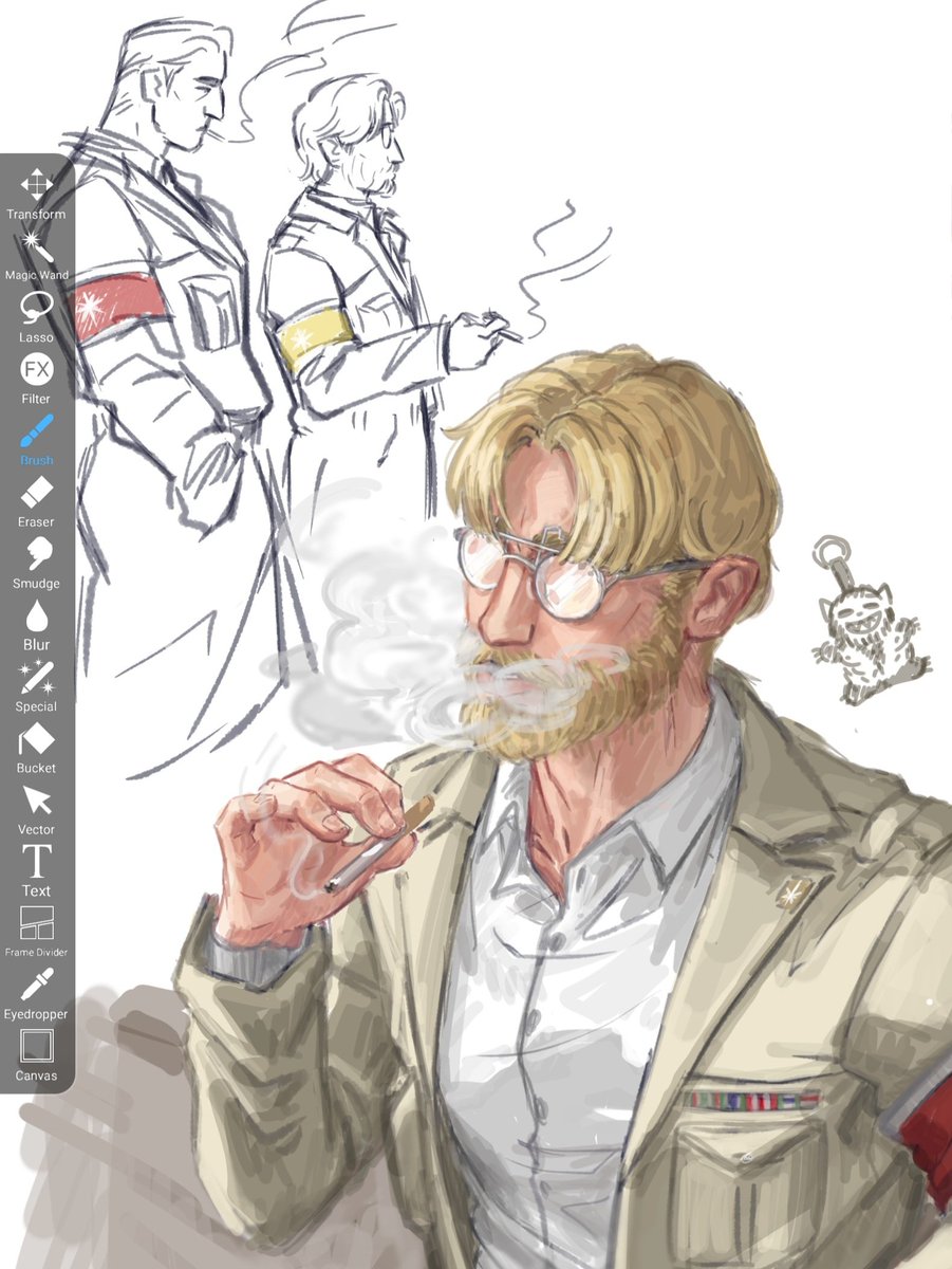 petotters's tweet photo. Felt like drawing the monkey man https://t.co/DwdpG5tKjT