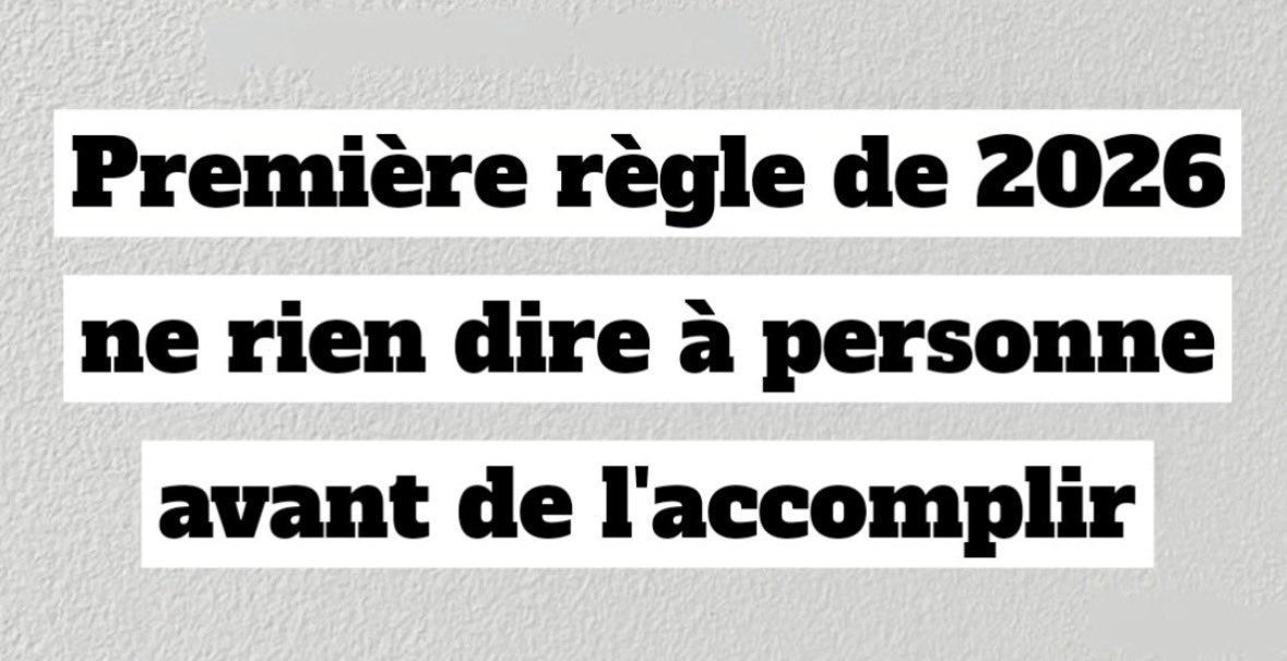 En 2026 apprend à fermer ta bouche et à être discret 👂🏼