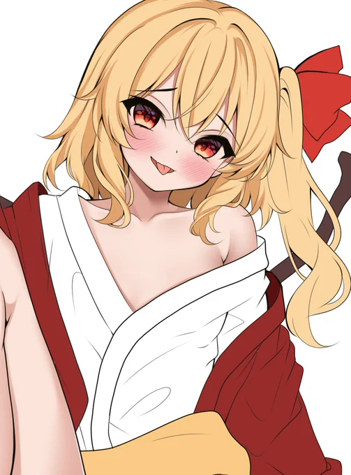 新年初イラストの経過フランちゃん! こんな感じで描くよ!!