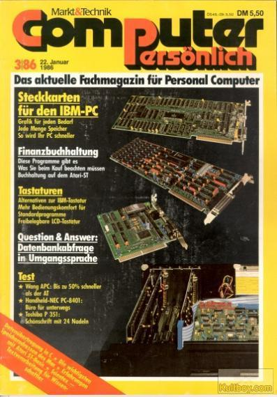Retrojournal_de's tweet image. 📘 Computer Persönlich 3/86
Das Fachmagazin für Personal Computer 🔧💻
Steckkarten für den IBM-PC,
Finanzbuchhaltung, Tastaturen im Vergleich,
Datenbankabfragen in Umgangssprache –
plus AT- &amp;amp; PC-Tests.

Technik zum Anfassen – 1986 pur.
#ComputerPersönlich #IBMPC #PC286