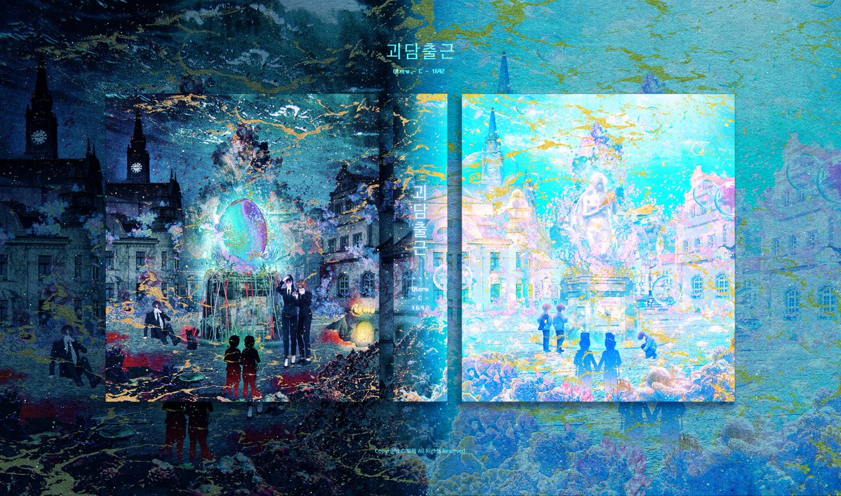 1000nri_ghost's tweet image. ✷ COMMISSION ✷ 
괴담출근 인어무덤 바인더 커미션 작업했습니다.
커미션 신청해주셔서 감사합니다 🫧
#Commission #괴출