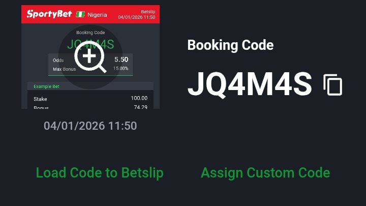 Sunday's selection 💚💚 

5 Odds ✅ 

Code 👉 JQ4M4S🙌🙌

We go again 💯💯💯💯